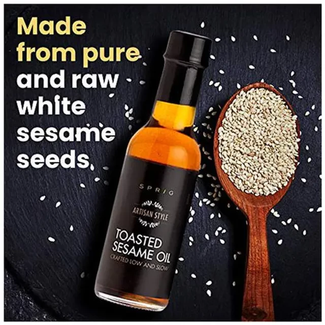 Sprig Toasted Sesame Oil, 125 g-3.webp